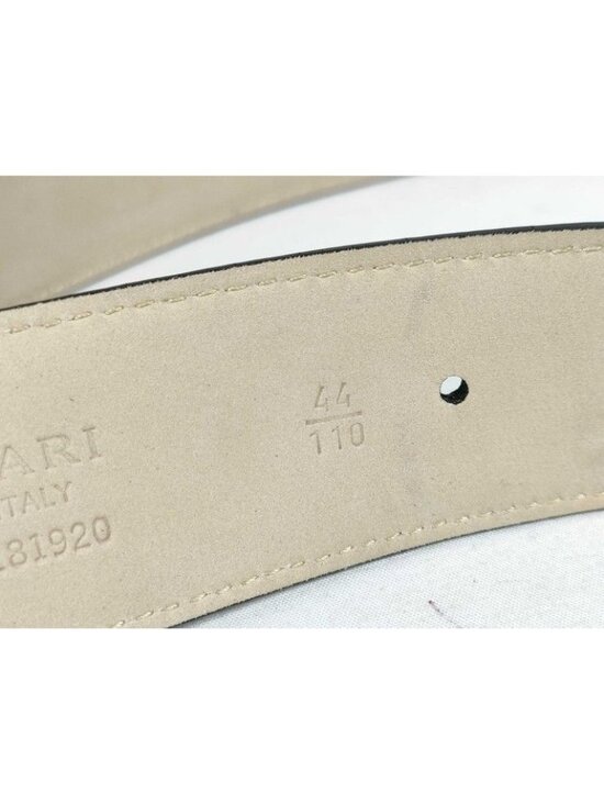 Bvlgari Belt Man Black Gray Silver main image 7